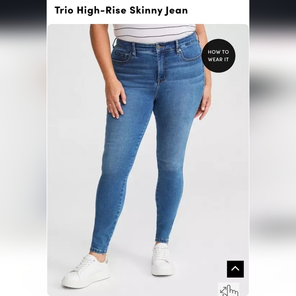 torrid Denim - Torrid Trio High-Rise Skinny Jeans - Blue